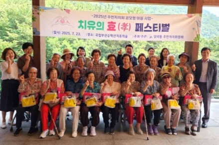 사하구 당리동 주민자치위원회, 치유의 효(孝)페스티벌 개최