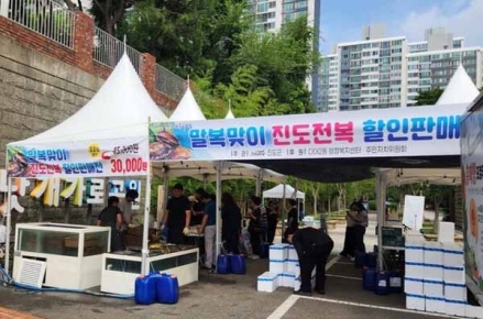 사하구 다대2동, 자매결연 도시 진도군 의신면과 직거래장터 성료