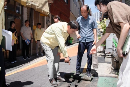 부산 사하구, 구청장 직접 현장 찾아 폭염 대응상황 점검