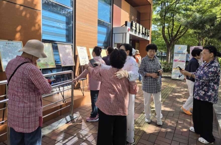 장림1동, 제12회 실버한글교실 시화전 개최