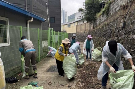 사하구 구평동, 민·관·기업 합동 환경정비 실시