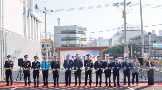 사하구 구정·구의회 홍보 및 범죄 예방 LED 전자게시대 준공